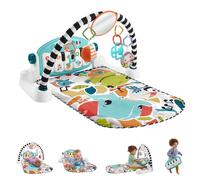 Fisher-Price Tapis éducatif avec piano musical animaux, instrument de musique portable avec niveaux d'apprentissage pour enfants dès la naissance, version polonaise HWY57