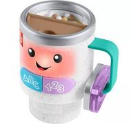 Fisher-Price Tasse à café « Laugh & Learn » pour bébé et tout-petit avec lumières musicales et contenu d'apprentissage pour l'âge de 6 mois et plus