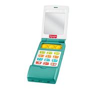 Fisher-Price Téléphone à Clapet Rires et Éveil, activités d’éveil musical pour les tout-petits à partir de 6 mois, version multilingue, JMM31