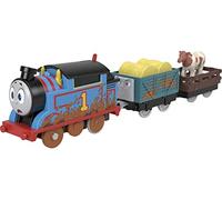 Fisher-Price Thomas et ses Amis Locomotive Thomas à la Ferme, locomotive motorisée couverte de boue, interrupteur sur le dessus, à collectionner, Jouet Enfant, Dès 3 ans, HDY73