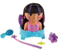 Fisher Price - V2130 - Bijou et Cosmétique - Poupée - Tete à Coiffer Dora