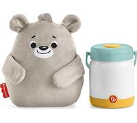 Fisher-Price Veilleuse Ourson/Lucioles 3en1, Boîte à Musique Lumineuse avec Peluche Transportable pour Bébé/Tout-petit, Dès la Naissance, Multicolore, 1 Pièce