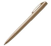 Fisher Space Pen Cap-O-Matic Stylo à bille en laiton laqué Encre noire Clip de poche Boîte cadeau Fabriqué aux États-Unis