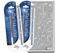 Fisher Space Recharge stylo à encre noire 1,2,3 recharges fines, moyennes ou larges, recharges pressurisées écrit sous l'eau, sur papier humide, graisse et face vers le bas (2, large)