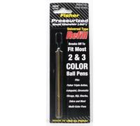 Fisher Universal Ball Point Refill, Black Fine, Carded by Fisher