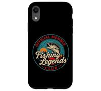 Fisherman Funny Fishing Legends Club Official Fisherman Mens Coque pour iPhone XR