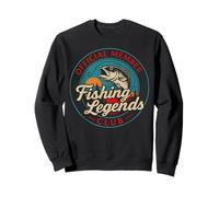 Fisherman Funny Fishing Legends Club Official Fisherman Mens Sweatshirt