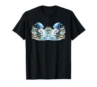 Fisherman Gnome Grandpa On The River For Fishing Buddies T-Shirt
