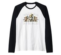 Fisherman Grandpa Gnomes for Men Fishing with My Gnomies Manche Raglan