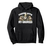 Fisherman Grandpa Gnomes for Men Fishing with My Gnomies Sweat à Capuche