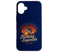 Fisherman Vintage Cool Fishing Legends Club Official Funny Coque pour iPhone 16 Plus