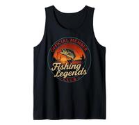 Fisherman Vintage Cool Fishing Legends Club Official Funny Débardeur