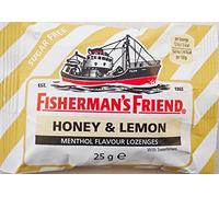 Fishermans Friend Honey & Lemon Menthol Flavour SUGAR FREE Lozenges - 6 x 25g