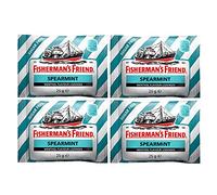 Fisherman's Friend Lot de 4 pastilles menthol sans sucre 25 g