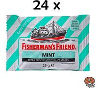 Fishermans Friend Menthe sans sucre, pastilles 24 sachets