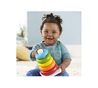 Pyramide Arc-En-Ciel Fisher-Price - Jouet D'éveil 1er Âge - Multicolore - Des 6 Mois
