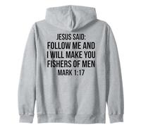 Fishers of Men Mark 1:17 Verse de la Bible Citation de Jésus Sweat à Capuche