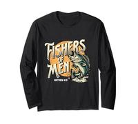 Fishers of Men Matthieu 4-19 - Foi chrétienne de Pâques Manche Longue