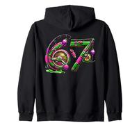 Fishing 67 Meme Six Seven 6-7 Canne à pêche drôle Sweat à Capuche