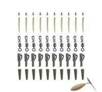 Fishing Accessories - Carp Fishing Accessory Set | Hooks, Quick Connectors, Interchangeable Sleeves, Anti-Twist Sleeves - for Carp, Trout, Perch, Rivers, Lakes, Reservoirs, Freshwater