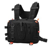 Fishing Bag Organizer - Waterproof Gear Storage Adjustable Tackle Duffel | Multi-Compartment Padded Strap Architecture | Outdoor Kayak River Bank Fishing Excursion Tool Lure Storage Carrier Equipment