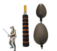 Fishing Bait Throwing Spoon - Stainless Steel 19-76cm | Telescopic Lure Scoop, Non Slip Portable Bait Thrower Gear | for Outdoor Fishing Lake River Sea Travel Use