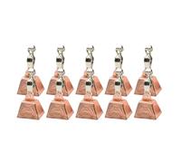 Fishing Bells - 10 Pieces Bell Tackle With Clip, Fish Bait Alarm | For Catfishing, Lakes, Rivers, Reservoirs, Saltwater, Freshwater, Sea, Rod, Pole, Dad, Husband, Son, Grandpa, 6.5x3.2x2.4cm