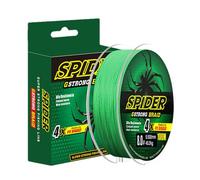 Fishing Braid Wire - Abrasion Resistant Line, Fast Water Cutting PE Cord | 328FT Strength Thread for Bass Angling, Smooth Casting Performance Tackle Accessory for Freshwater Saltwater Usage
