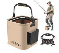 Fishing Bucket - Portable Foldable Fishing Lure Bucket | Multifunctional Live Bait Container, Outdoor Camping Eva Fishings Bag, Portable Water Basin, Fishings Equipment