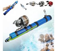 Fishing Catapult Rod, Compact Telescopic Lure Launcher Fishing Tool, Portable Casting Gear for Saltwater & Freshwater, Great Anglers for Outdoor (Advanced Level)