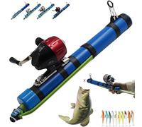 Fishing Catapult Rod, Portable Catapult Fishing Lure Angling Tools, Professional Pole Shooting Compact Telescopic Lure Launcher Fish Tool,Saltwater and Freshwater Great for Adult (Standard)