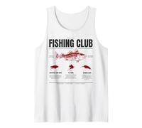 Fishing Club Leurre Estd 1875 Retro Vintage Angler Heritage Débardeur