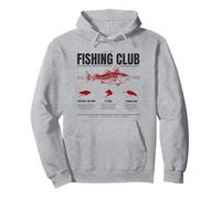 Fishing Club Leurre Estd 1875 Retro Vintage Angler Heritage Sweat à Capuche
