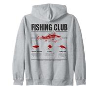 Fishing Club Leurre Estd 1875 Retro Vintage Angler Heritage Sweat à Capuche