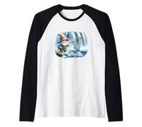 Fishing Dad Fisher Gnome With Landing Net For Fishing Lover Manche Raglan