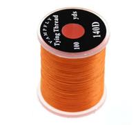 Fishing Essentials Fil de pêche à la mouche en polyester pour tous usages Orange 100 m