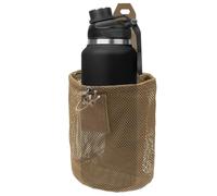 Fishing Fanny Pack, Tool Storage Bag, 7.48x9.06 inches, Hunting Utility Organizer, Mesh Pocket Design, Folding Drawstring Feature for Cycling, Travel, Hiking, Khaki and Army Green
