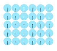 Fishing Hook Covers - 30x Protective Plastìc Bonnets | Safety Treble Hook Case | Multi Size Longtail Storage Kit | Secure Hooks Protector for Freshwater Saltwater Fishing Lures Jig Tackle Box Boat