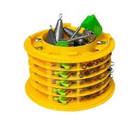 Fishing Hook Set with Leader Holder - Carp Hair Rigs Organizer Kit | Assorted Strong sharps Hooks, Pre-Riged Lines, Bait Bands & Anti-tangles Sleeves | Complete Fishing Gear for Anglers Targeting Carp