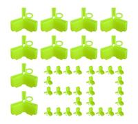 Fishing Hooks Protector,Fluorescence Lure Hook Case - Treble Safety Holder Cover, Cap, Pack of 50 for