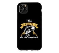 Fishing I'm A Hooker on The Weekends Outdoor Fisher Coque pour iPhone 11 Pro Max
