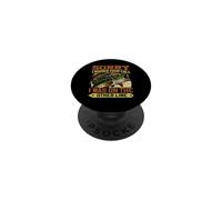 Fishing I'm on The Other Fishing Line PopSockets PopGrip Adhésif