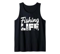 Fishing Is Life - Pêcheur Lifestyle Lovers Pêcheurs Débardeur