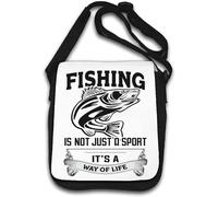 Fishing Is Not Just A Sport It's A Way Of Life Sac à bandoulière Blanc