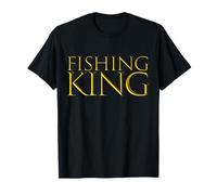 Fishing King Deep Ocean Fishing Papas Fête des Pères Fisher T-Shirt