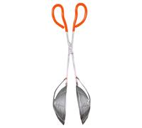 Fishing Landing Scoop - 20.87 Inch Stainless Steel Colander | Double Strainer Fish Gripper, Anti-Slip Handle Net for Carp, Catfish, Bass, Loach, Beach, and Lake Use