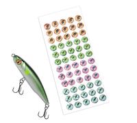 Fishing Lure Eye,Bait Stickers Tackle Accessory | 4D Realistic Fishing Lure Eyes - for Beginner Fishermen Dad Men Water Lake River Sea Outdoor Shore