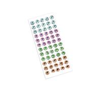 Fishing Lure Eyes - 4D Realistic Fishing Lure Eyes, Adhesive Bait Stickers, Portable Sticker Fish Bait for Beginner, Outdoor Water Lake River, Sea, Shore and Freshwater