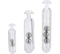 Fishing Lures,30pcs Transparent Lures Artificial Fishing Rattles Pe Shake Fishing Lures Insert Tube Fishing Tackle Accessories For Fresh Salt Water