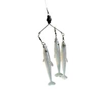 Fishing Lures Bass - Soft Swimbait T Tail, Réutilisable Paddle Tail Bass Bait, Flexible AlabamaStyle Umbrella Lure for Freshwaterr, Saltwater, Trout, Pike, Crappie, River, Boat, Offshore Fishing